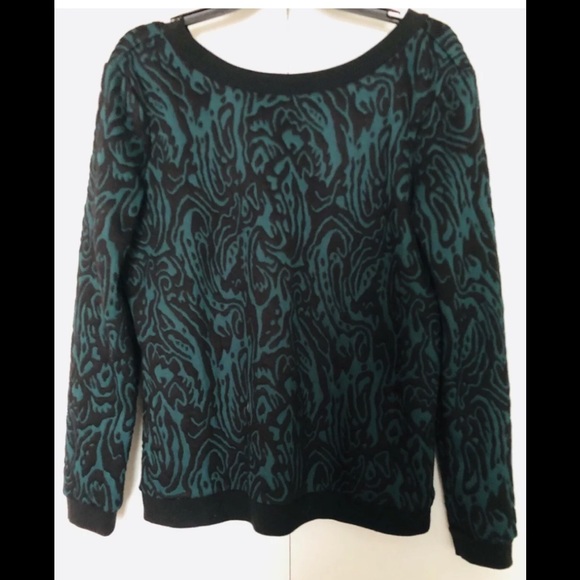 Nordstrom Hinge Sweater Size S Tie on Back Neck Textured Top casual - Picture 12 of 15